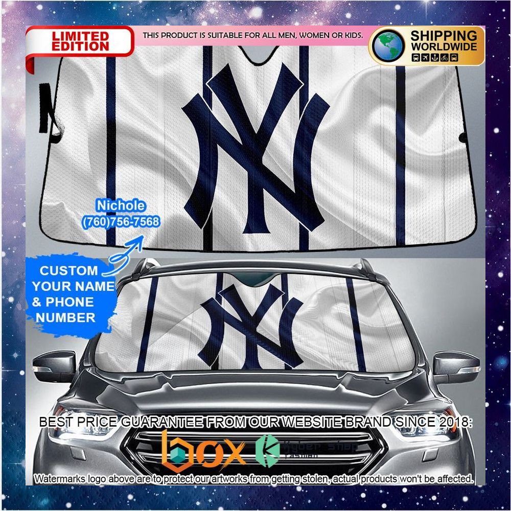 personalized-new-york-yankees-logo-white-car-sun-shades-1-990