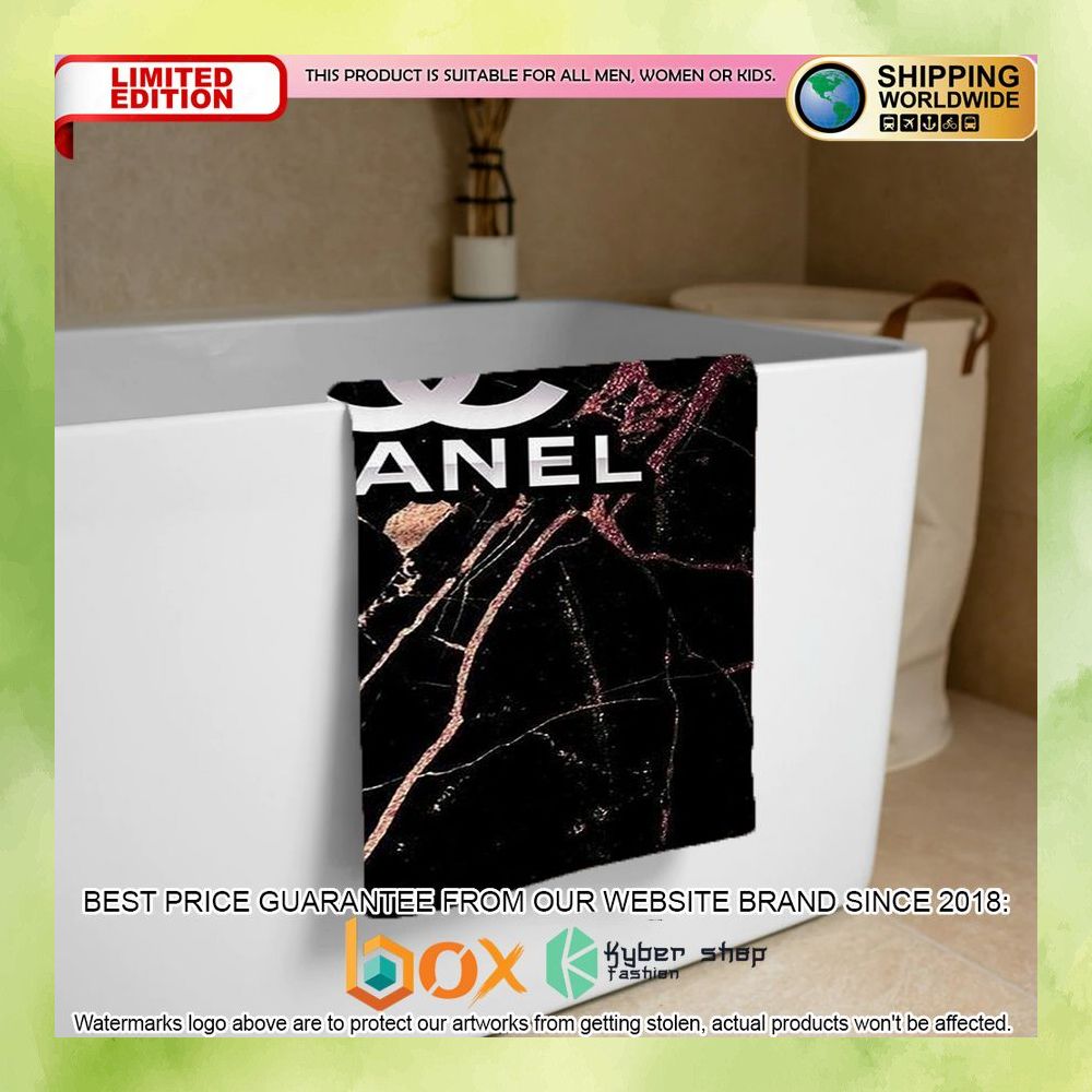 chanel-marble-black-beach-towel-2-209