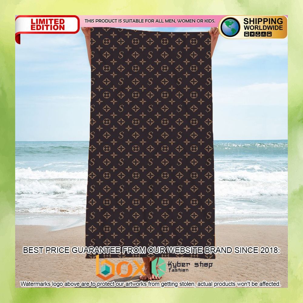 louis-vuitton-logo-black-beach-towel-1-91
