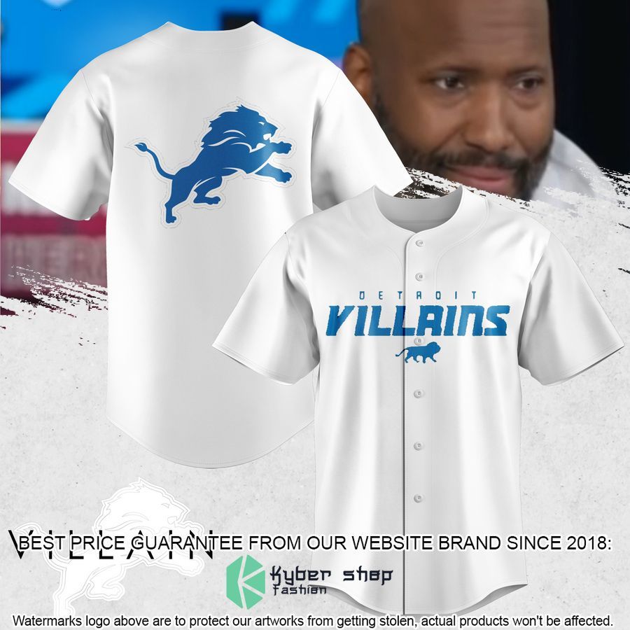 Detroit-Lions-Villain-White-Baseball-Jersey