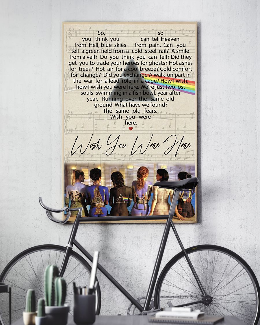 Wish You Were Here Pink Floyd Poster 1