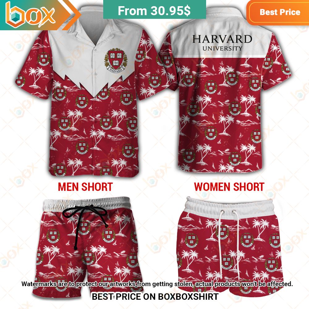 Harvard University Hawaiian Shirt