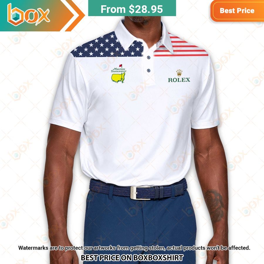 HOT Flag Of The US Rolex Masters Tournament Polo Shirt 1