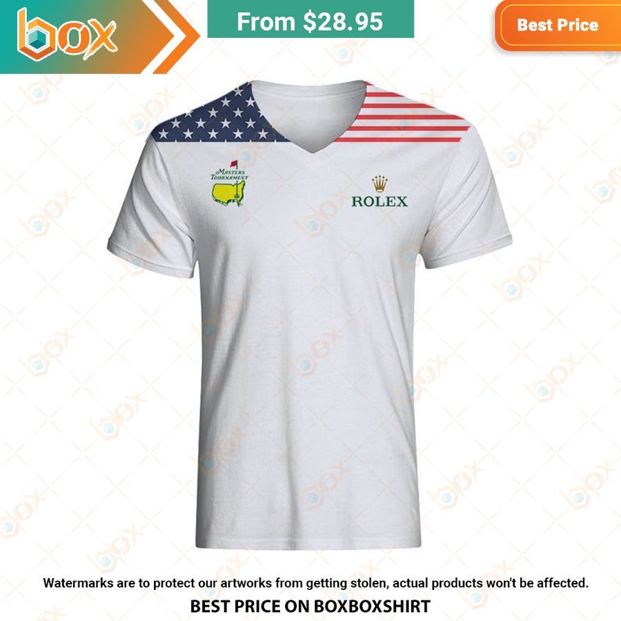 HOT Flag Of The US Rolex Masters Tournament Polo Shirt 7