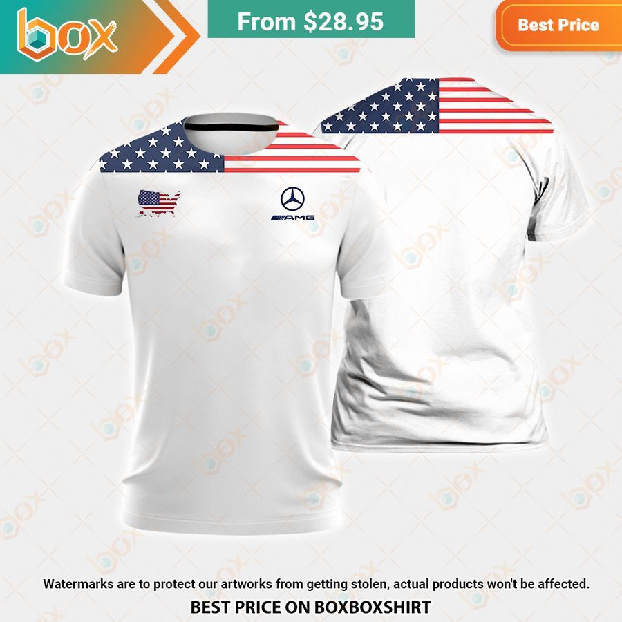 HOT Flag Of The US Amg Polo Shirt 6