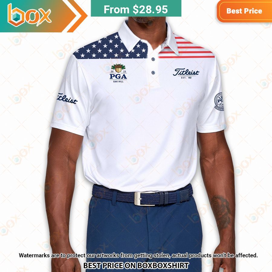 HOT Flag Of The US Pga Titleist Polo Shirt 17