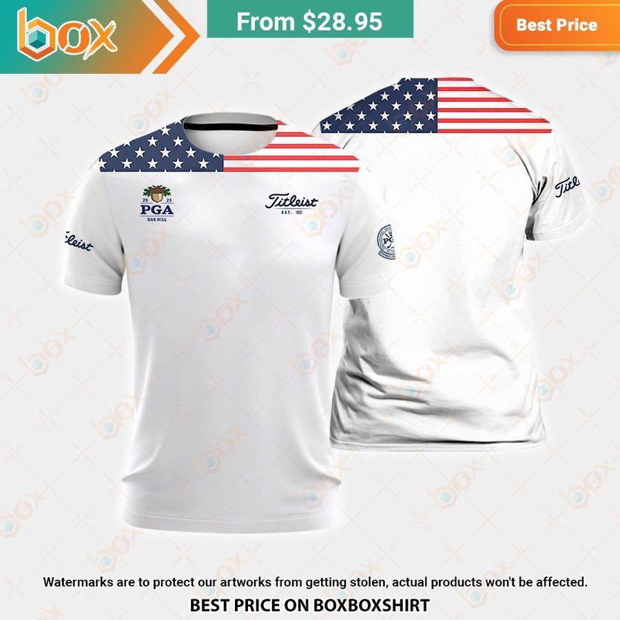 HOT Flag Of The US Pga Titleist Polo Shirt 7