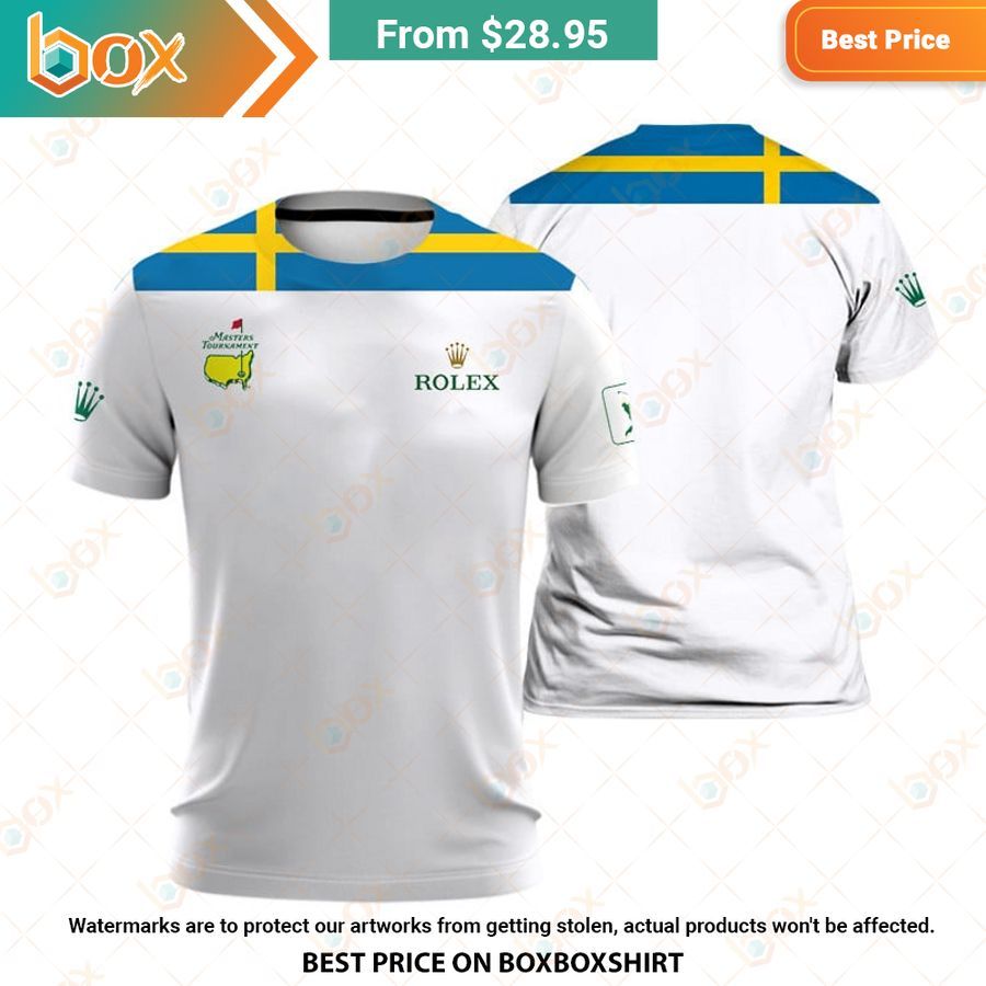 HOT Masters Tournament Flag Of The Sweden Polo Shirt 11