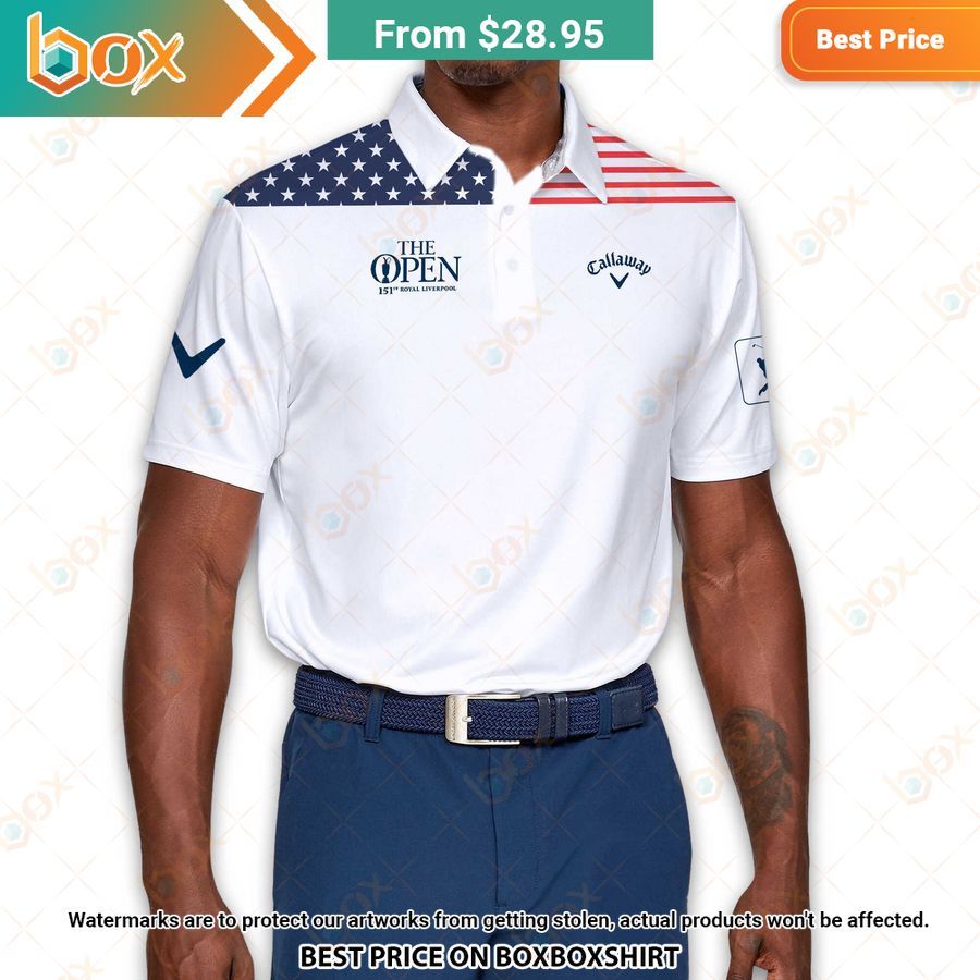 HOT The Open Flag Of The US Polo Shirt 17