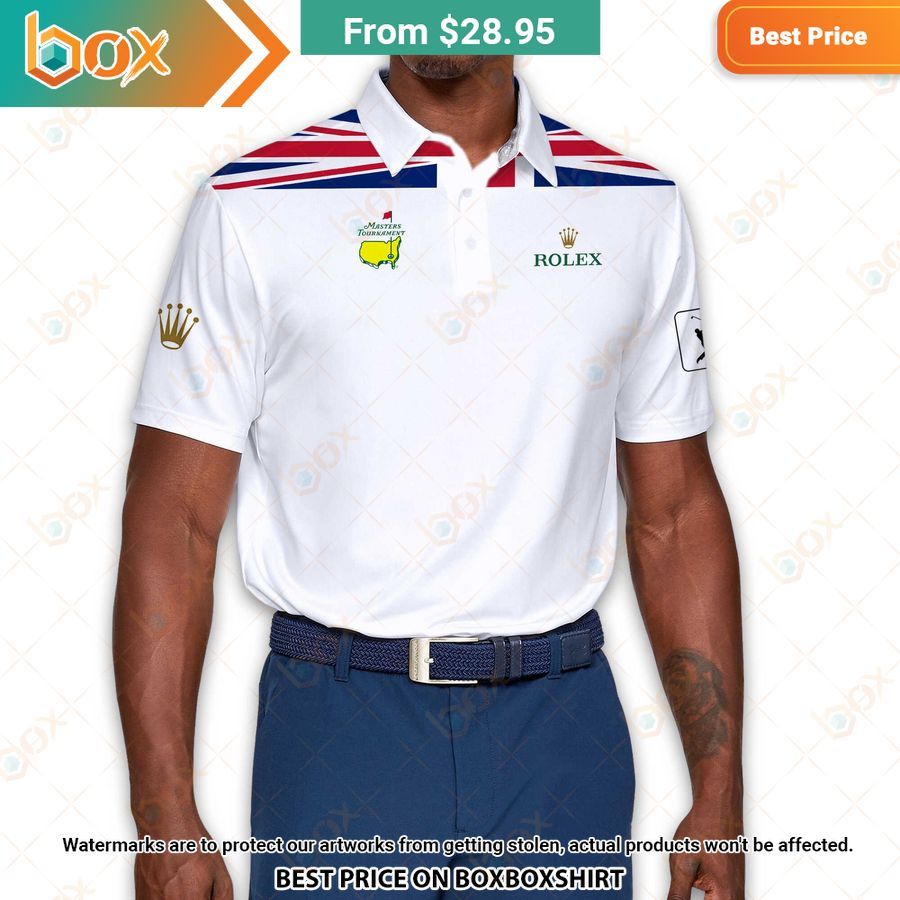 HOT Rolex Masters Tournament Flag Of The UK Polo Shirt 1