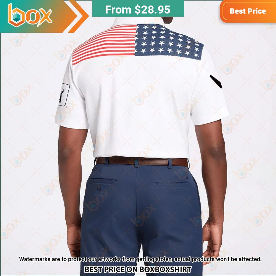 HOT Masters Tournament Flag Of The US Polo Shirt 8