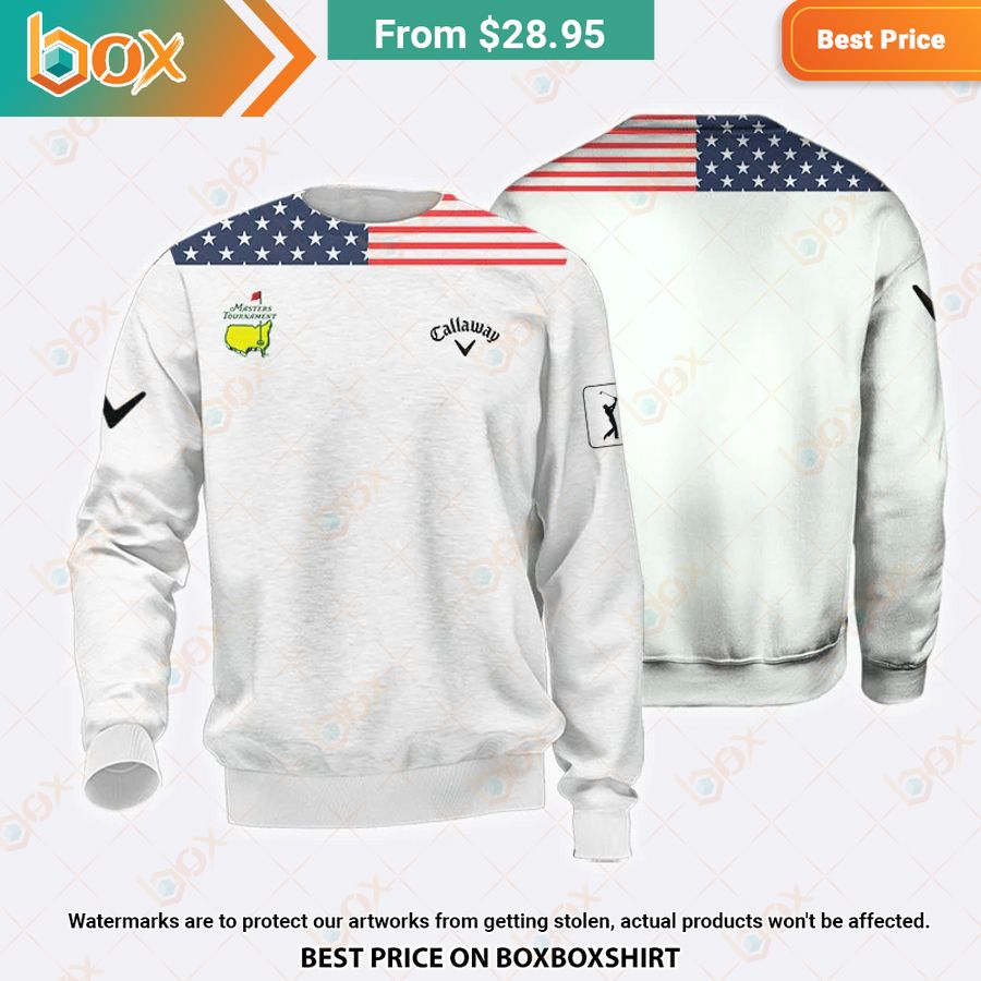 HOT Masters Tournament Flag Of The US Polo Shirt 6